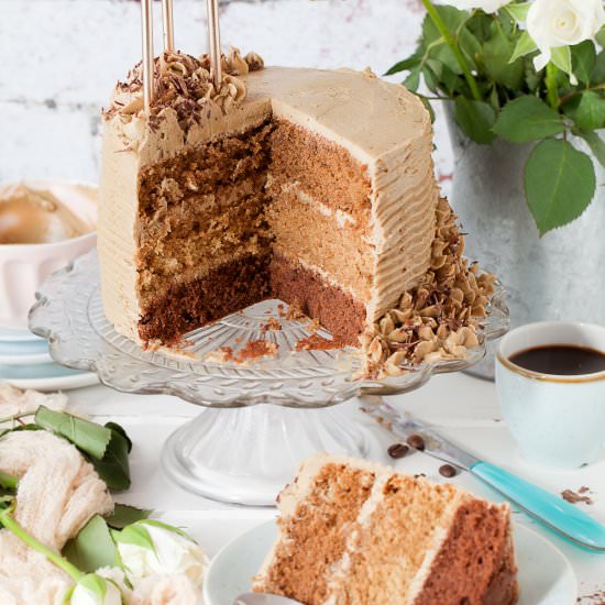 Triple Layer Coffee Cake - Recipe photo by littlesugarsnaps