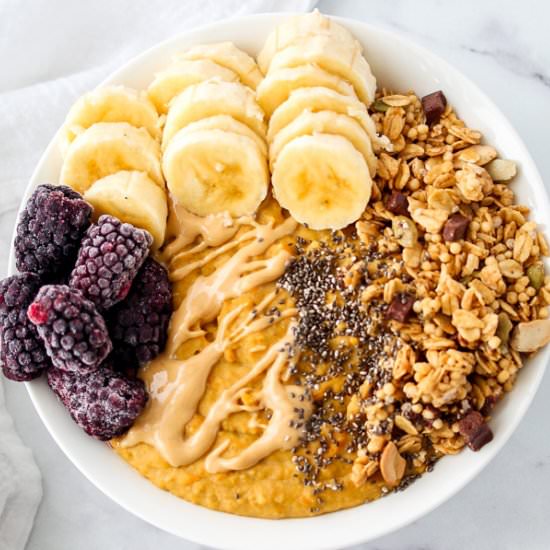 Sweet Potato Oatmeal - Recipe photo by DineLikeShay