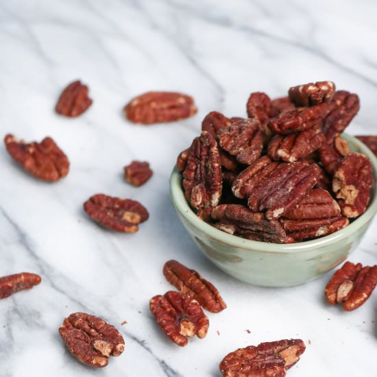 Salted Butter Roasted Pecans - Recipe photo by bakerstable