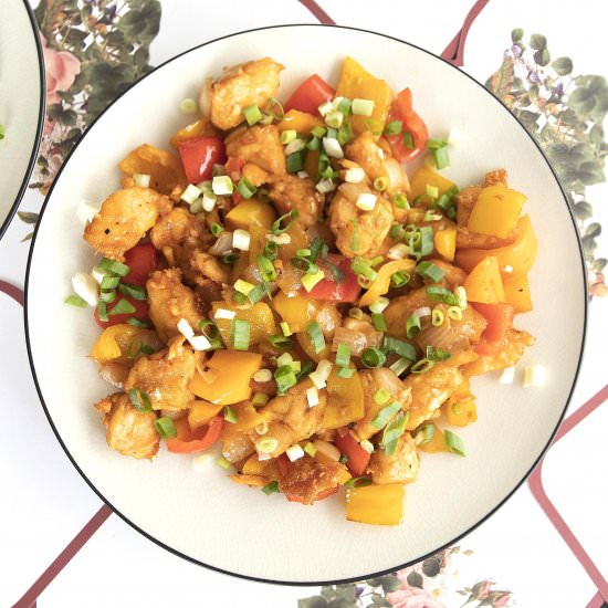 Sweet and sour salmon - Recipe photo by foodmakesmehappy