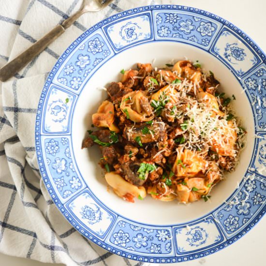 Slow Cooker Turkey Tortellini - Recipe photo by TheCakeChica