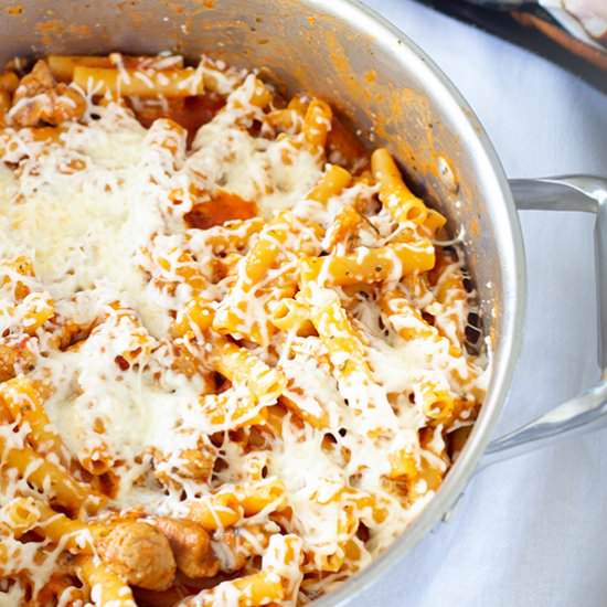 Stovetop Italian Pork Ziti - Recipe photo by mindyscookingobsession