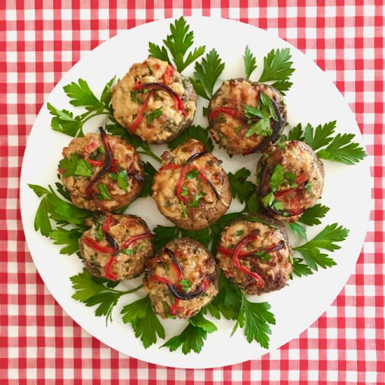 Baked Stuffed Mushrooms - Recipe photo by itsnotcomplicatedrecipes