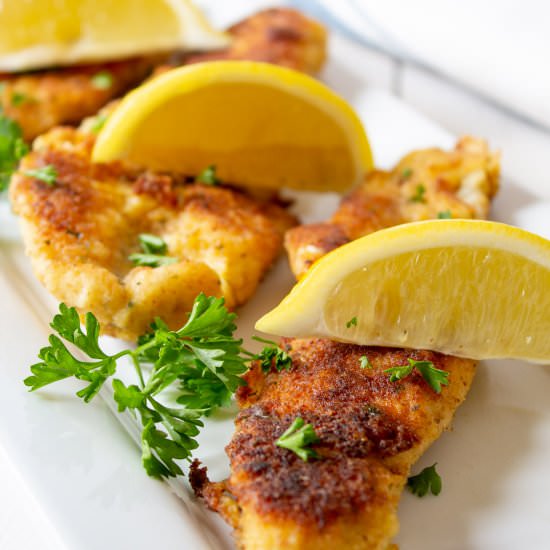 Pan Fried Walleye - Recipe photo by BeyondtheCoop