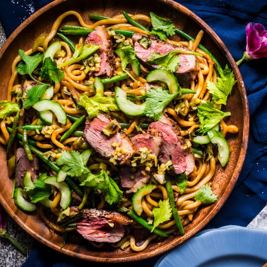 Sichuan Duck Udon Noodles - Recipe photo by rhubarbandcod