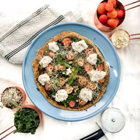 Vegan/GF Sweet Potato Pizza Crust - Recipe photo by Garlic-Head