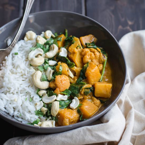BUTTERNUT SQUASH CURRY - Recipe photo by 1001voyagesgourmands