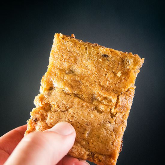 Triple Chocolate Chip Cookie Bars - Recipe photo by SeasonedSprinkles