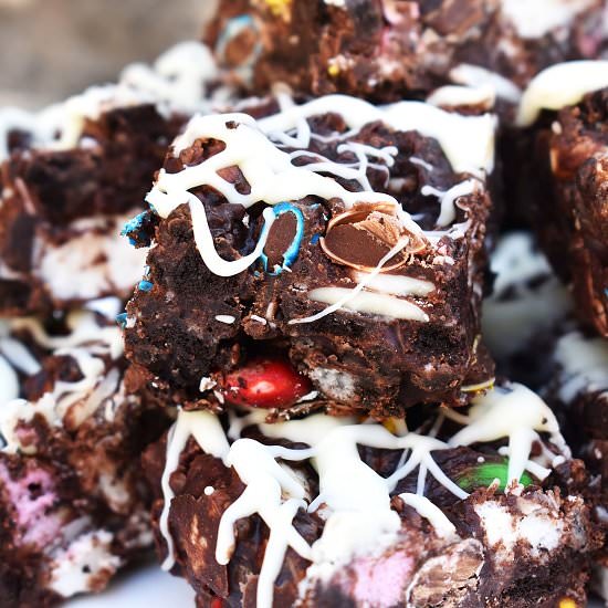 Cookies and Cream Rocky Road - Recipe photo by lightscamerabake