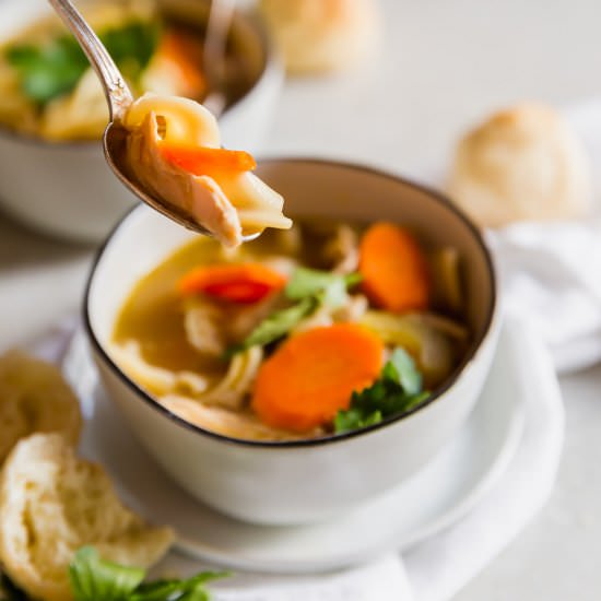 Classic Chicken Noodle Soup - Recipe photo by browneyedbaker