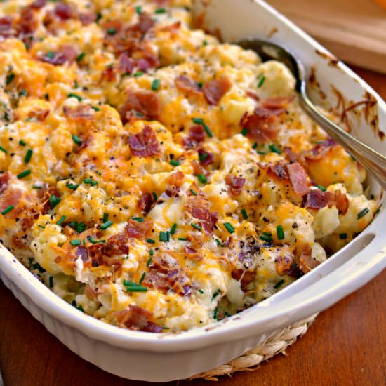 Loaded Cauliflower Casserole - Recipe photo by Small Town Woman