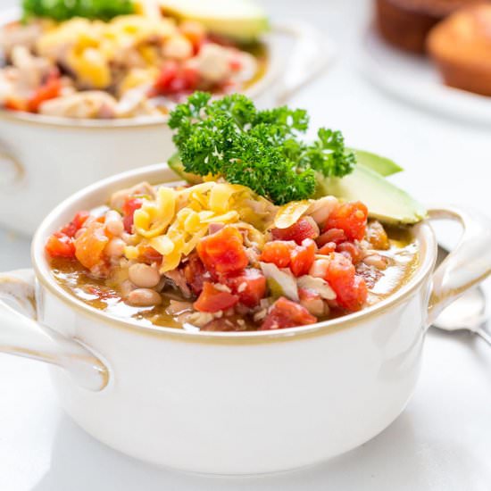 White Chicken Chili - Recipe photo by Azestybite