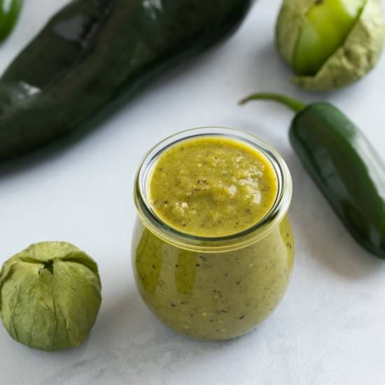 Green Enchilada Sauce - Recipe photo by saucefanatic