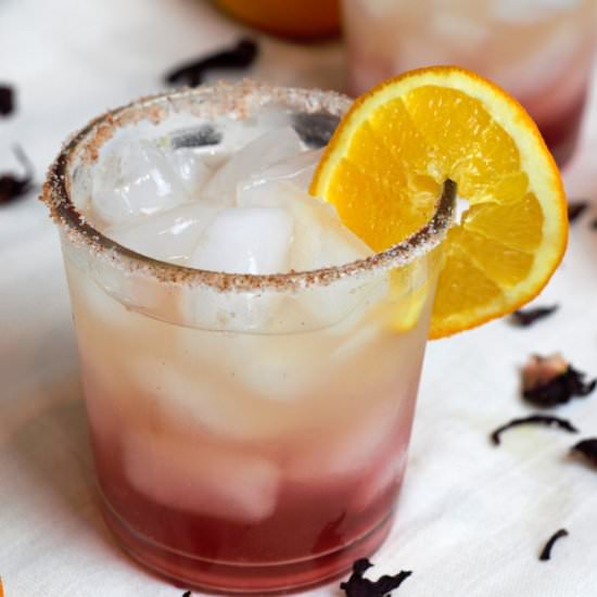 Hibiscus Orange Margarita - Recipe photo by DeliciousbyDesign