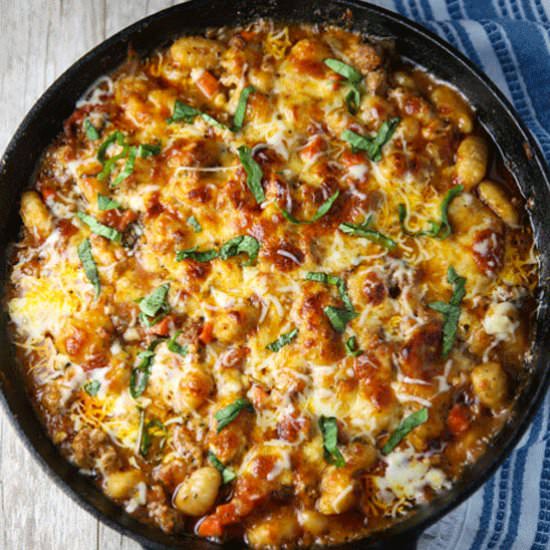 Easy Gnocchi Bolognese Bake - Recipe photo by Tastefulventure