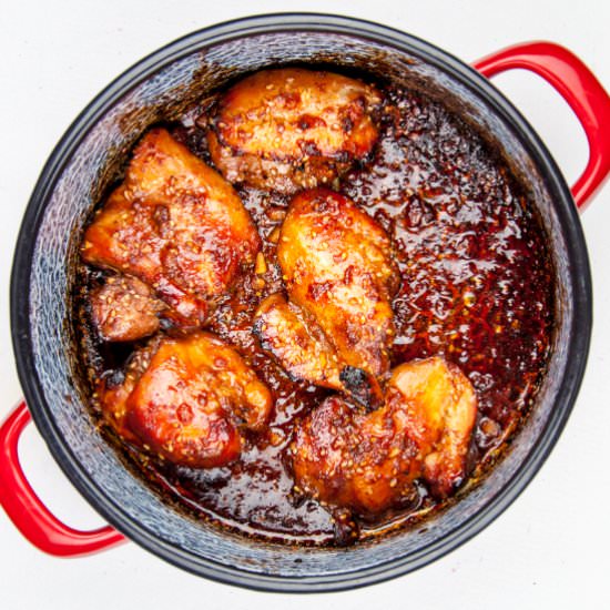 Chinese Chicken Thighs - Recipe photo by The Yum Yum Club