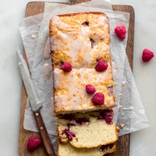 One Bowl Raspberry Lemon Bread - Recipe photo by bluebowlrecipes
