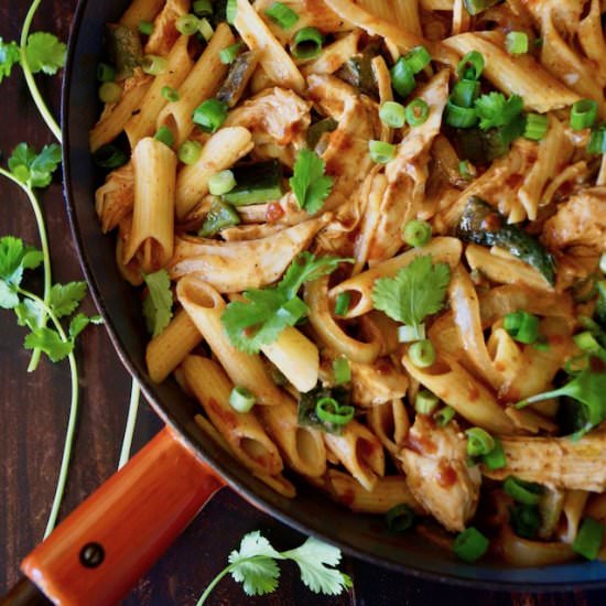 Mexican Chicken Poblano Pasta - Recipe photo by cookingontheweekends