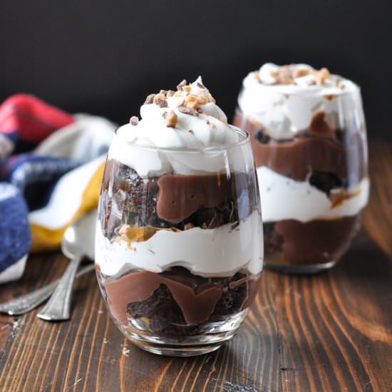 Easy Chocolate Trifle - Recipe photo by The Seasoned Mom