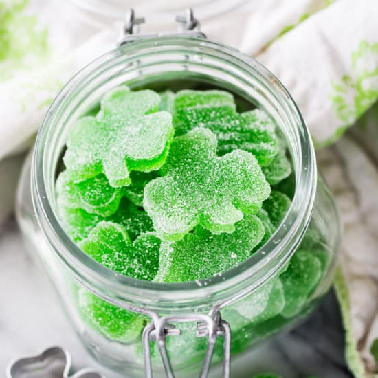 Homemade Shamrock Gummies - Recipe photo by lifeisalullaby
