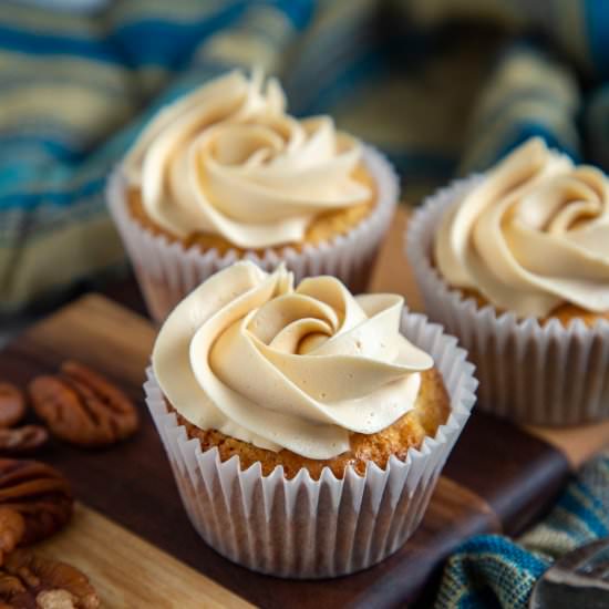 Caramel Honey Cupcakes - Recipe photo by cardamomandcoconut