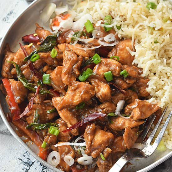 Thai Basil Chicken - Recipe photo by Savory Bites