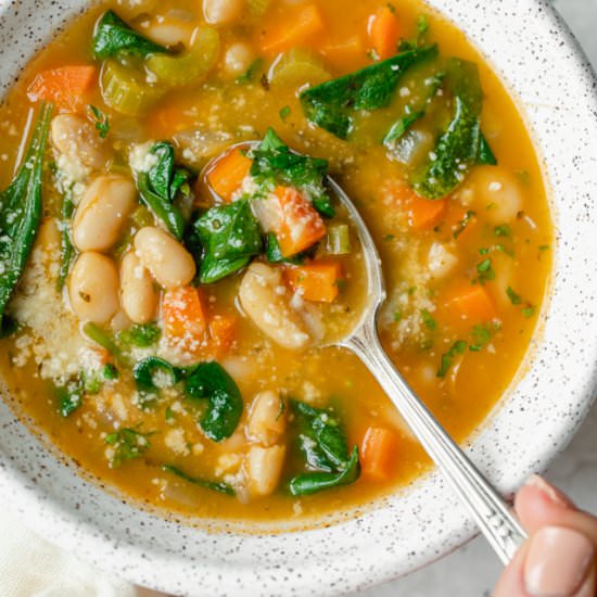 Mediterranean White Bean Soup - Recipe photo by feelgoodfoodie1