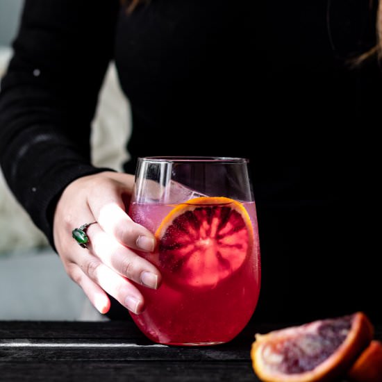 Blood Orange Gin and Tonic - Recipe photo by cooking_therapy