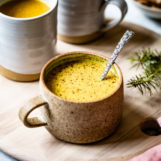 Turmeric Golden Milk - Recipe photo by foolproofliving.com