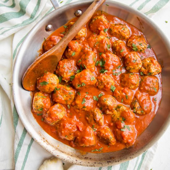 Paleo Italian Meatballs - Recipe photo by 40aprons