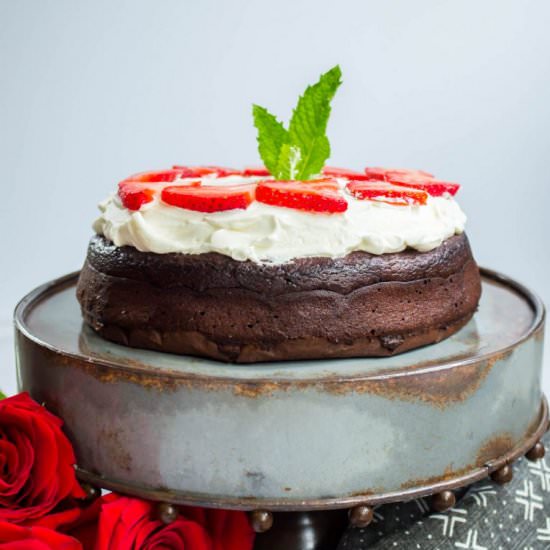 Flourless Keto Chocolate Torte - Recipe photo by 40aprons