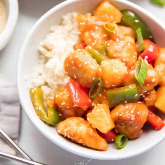 Sweet and Sour Chicken - Recipe photo by 40aprons