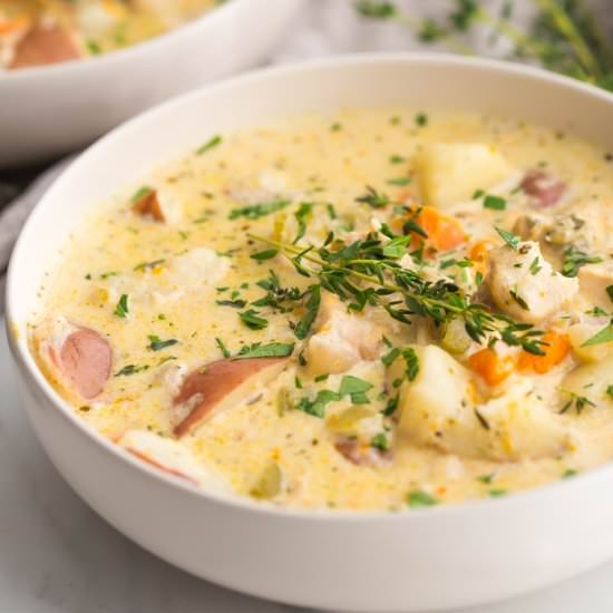 Instant Pot Chicken Pot Pie Soup - Recipe photo by 40aprons