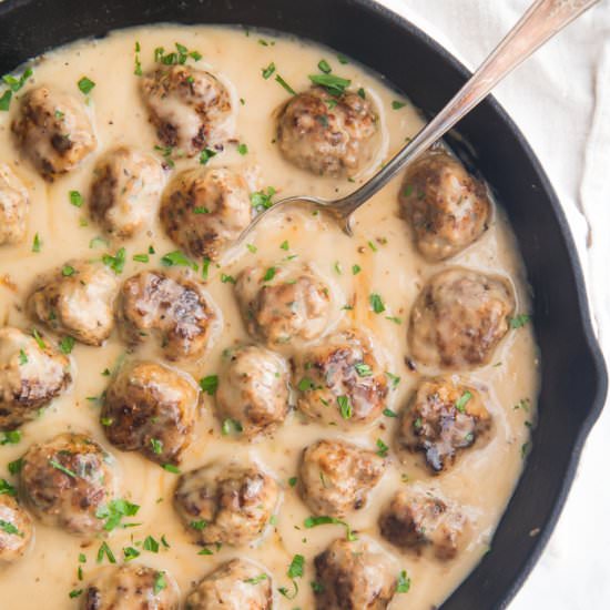Healthy Swedish Meatballs - Recipe photo by 40aprons