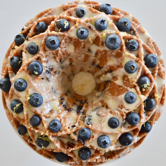 Blueberry Lemon Bundt Cake - Recipe photo by thisdelicioushouse
