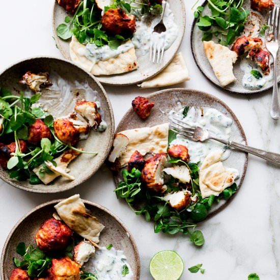 Vegan cauliflower 'wings' - Recipe photo by TheLittlePlantation