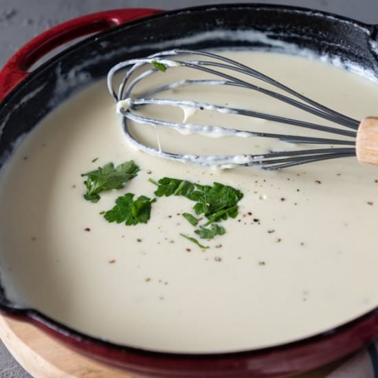 How to Make Alfredo Sauce - Recipe photo by SundaySupper