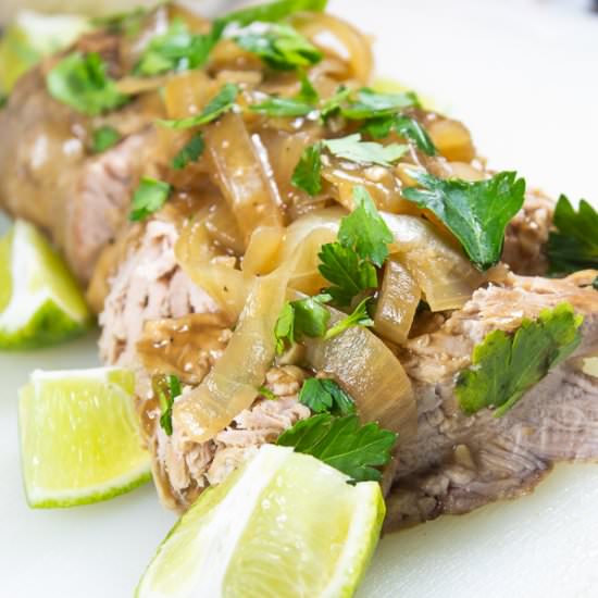 Slow Cooker Pork Tenderloin - Recipe photo by laughingspatula.com
