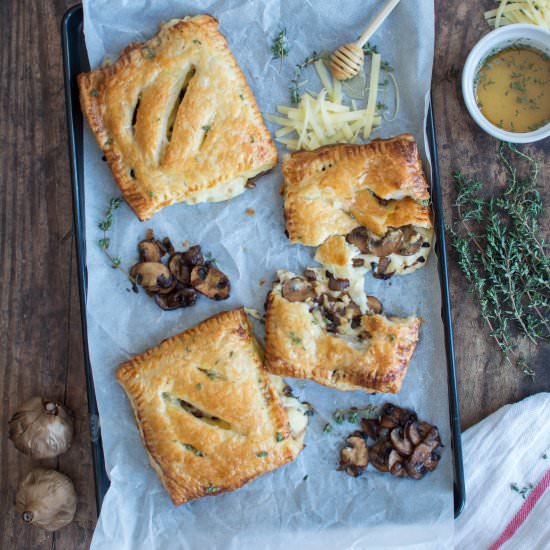 Cheese & Mushroom Pasties - Recipe photo by kayskitchen