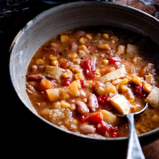 Instant Pot Three Sisters Soup - Recipe photo by moon and spoon and yum.