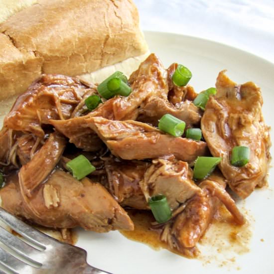 Slow Cooker Barbeque Chicken - Recipe photo by whiteflowerlane