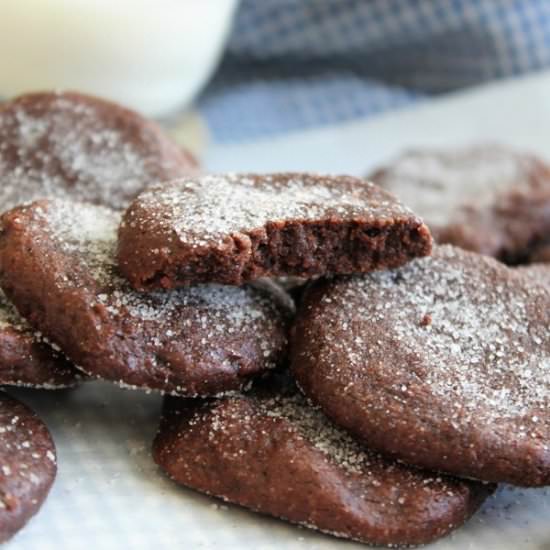 Fudgy Chocolate Cappuccino Cookies - Recipe photo by MyRecipeReviews