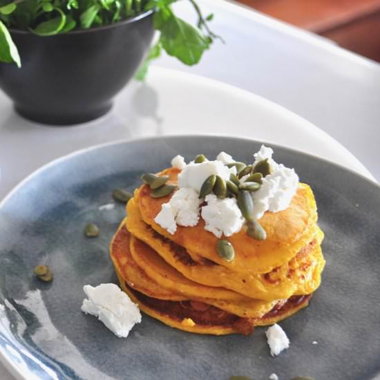 Savoury Pumpkin Pancakes - Recipe photo by Mrs Jones Kitchen
