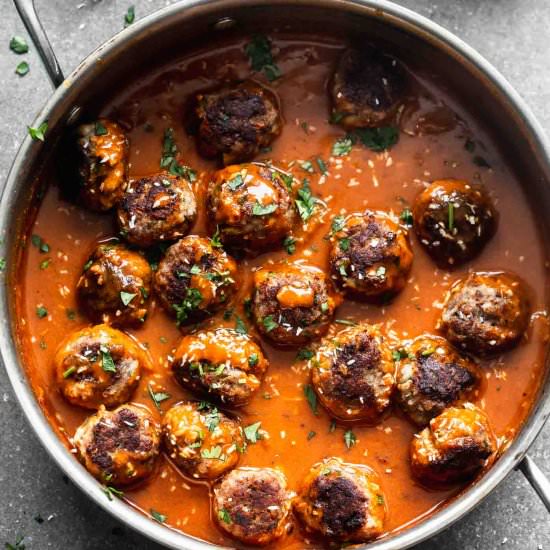 Coconut Curry Meatballs - Recipe photo by cookingforkeeps