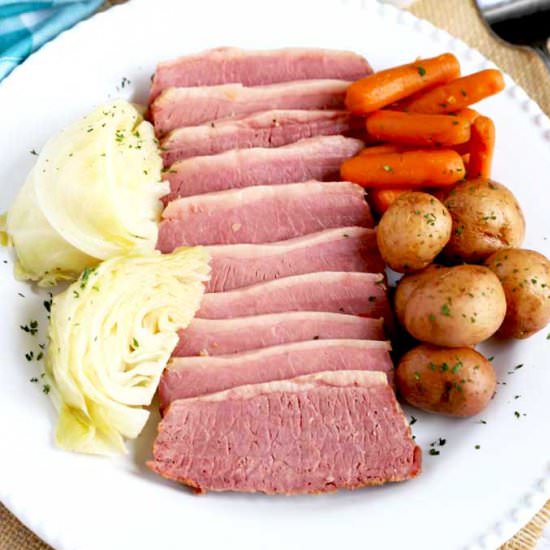 Pressure Cooker Corned Beef - Recipe photo by Lemon blossoms