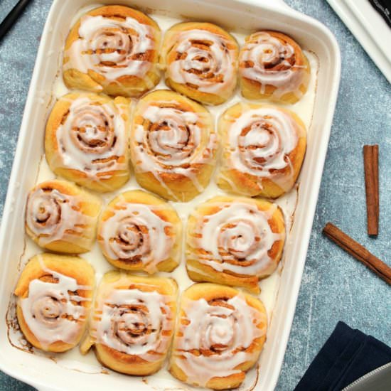 Vegan Cinnamon Rolls - Recipe photo by lovingitvegan