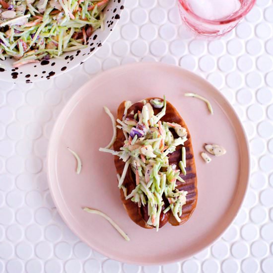 Broccoli Slaw - Recipe photo by abeautifulmessblog