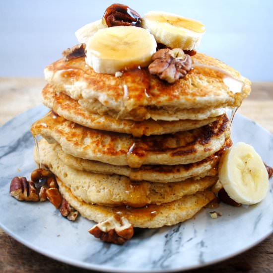 Gluten Free Oatmeal Pancakes - Recipe photo by hungrymommanutrition