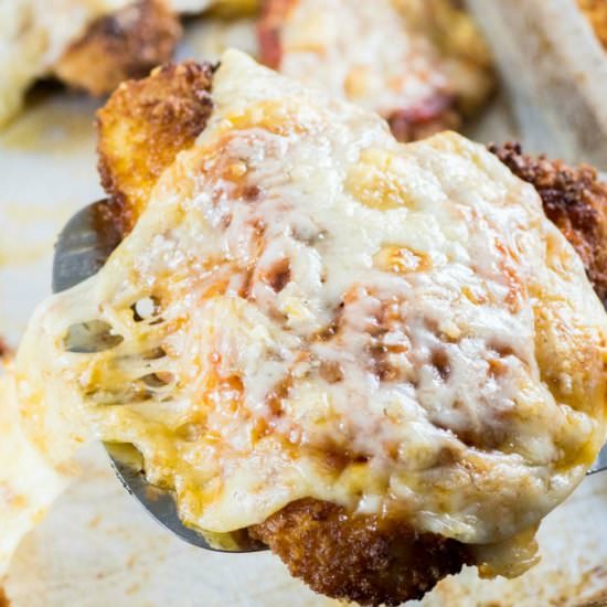 Turkey Cutlets Parmesan - Recipe photo by noshingwiththenolands
