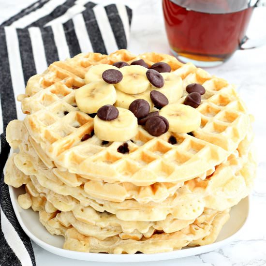 Chocolate Chip Waffles - Recipe photo by squirrelsofafeather